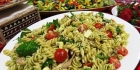 An image showing Pesto Pasta Chicken Salad