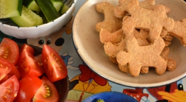 An image showing Almond and Oat Crackers