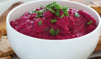 An image showing Beetroot Dip
